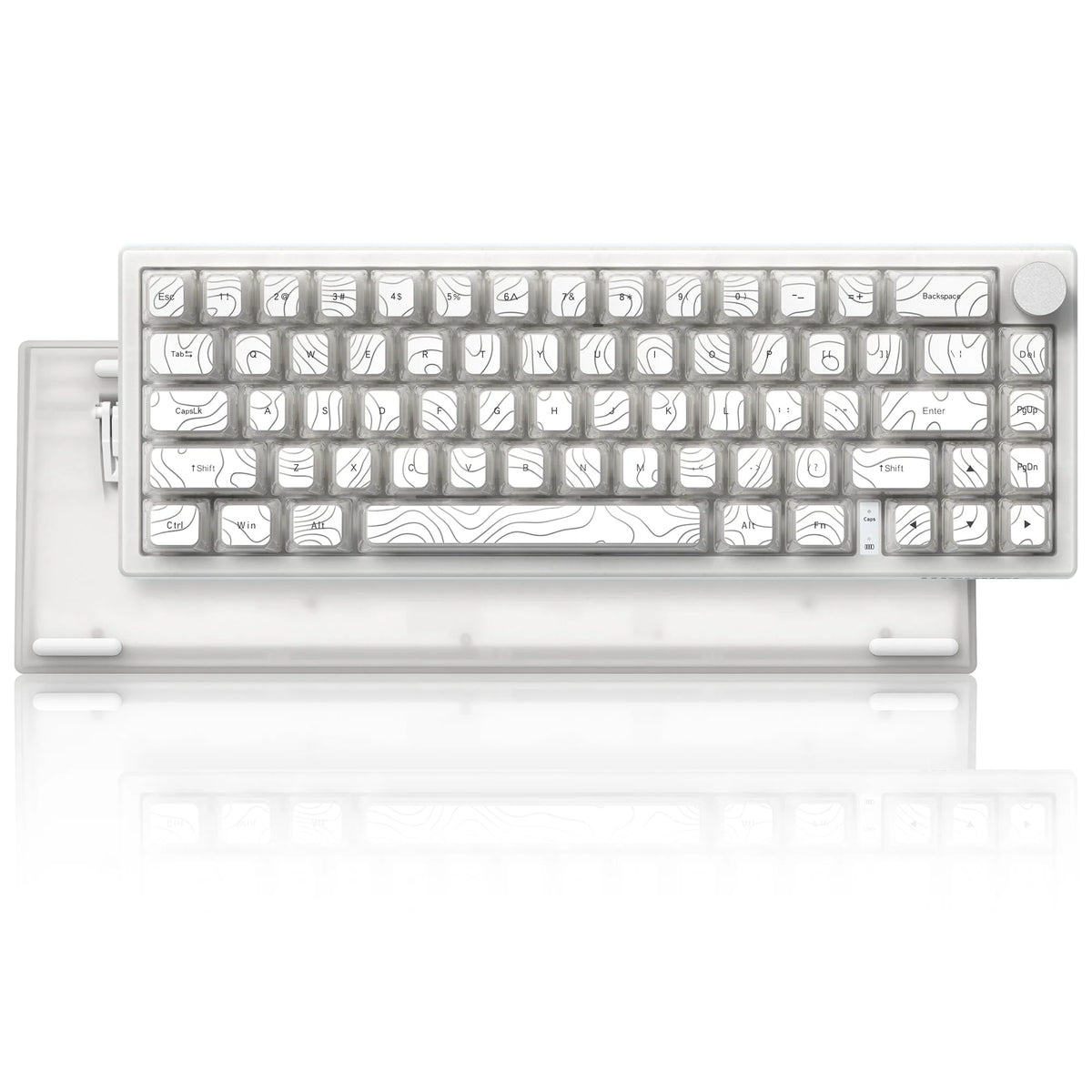 Womier Q61 V2 VIA Support 65% Wireless Mechanical Keyboard with Knob