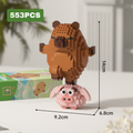 Эвлүүлдэг тоглоом | Lego Bricks CapyBara pig (553pcs)