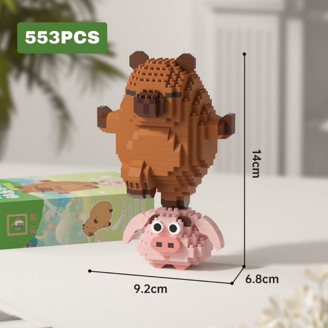 Эвлүүлдэг тоглоом | Lego Bricks CapyBara pig (553pcs)