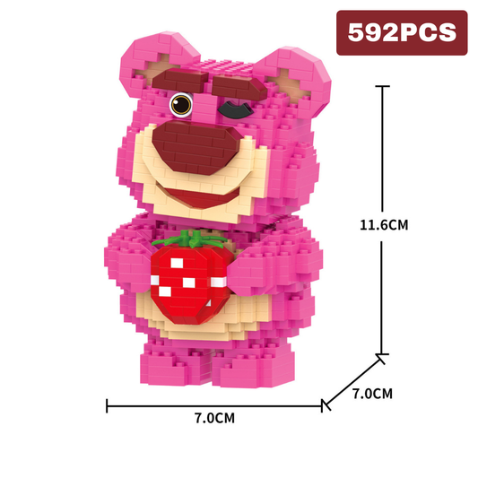 Эвлүүлдэг тоглоом | Lego Bricks Strawberry Bear (592pcs)