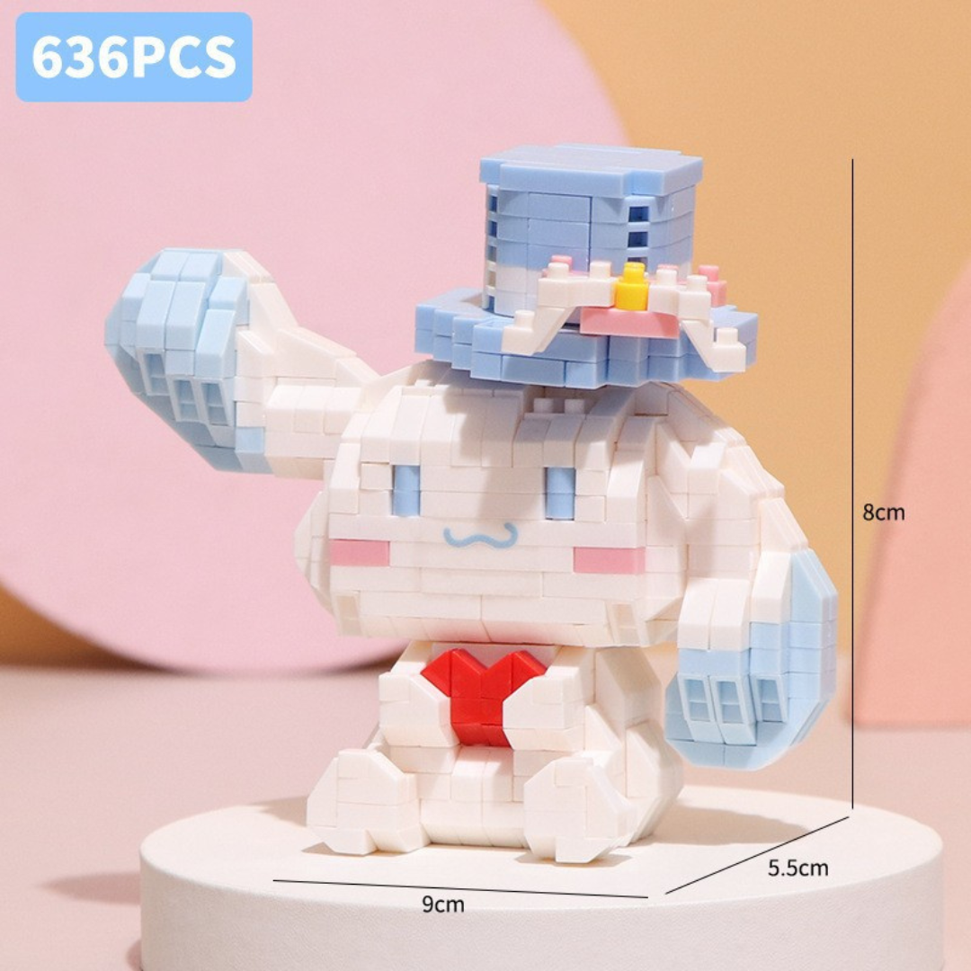 Эвлүүлдэг тоглоом | Lego Bricks Top Hat White Dog (636pcs)